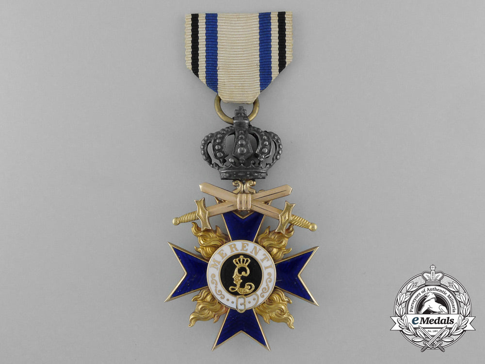 a_bavarian_military_merit_order;3_rd_class_with_crown_and_swords_in_gold_d_4216_1