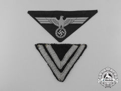 A Lot Of Two Wehrmacht Heer (Army) Uniform Insignia
