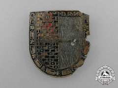 An Extremely Rare Recovered Croatian Badge Of The Black Legion