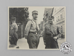 An Unpublished Private Photograph Of Three High Ranking Sa Officer's
