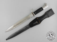 A Long Model Etched Wehrmacht Bayonet