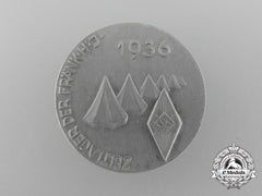 A 1936 Fränken Hj Camping Badge