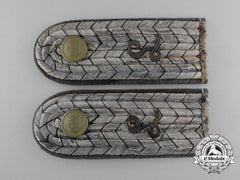 Germany, Imperial A Pair Of Prussian Lieutenant Balloon Battalion Shoulder Boards