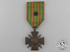 France. A War Cross 1914-1918 With Rare Silver Star