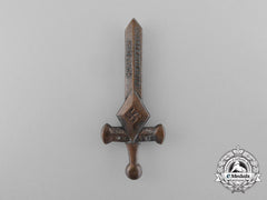 A 1934 Hj Bann 82 Miesbach Championships Badge