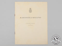 A Second War Statutes Of The Croatian “Wounded Medal”