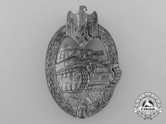 A Silver Grade Panzer Assault Badge By A.d Schwert