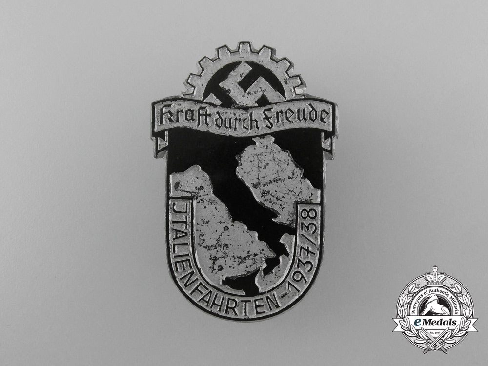 a1937-38_kraft_durch_freude“_travel_in_italy”_badge_d_4571
