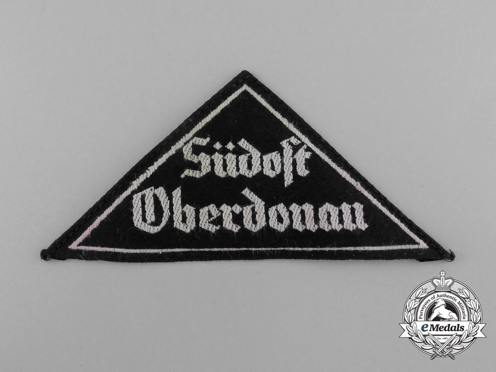 a_hj/_dj_south-_east_upper_danube_district_sleeve_patch;_rzm_tagged_d_4632_1