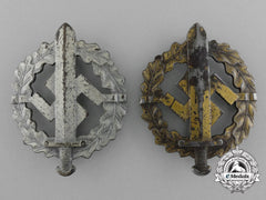 A Lot Of Two Sa Sports Badges By W. Redo