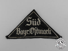 A  Hj/Dj South Bavarian Ostmark District Sleeve Patch