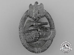 A Silver Grade Tank Badge; Hollow Version