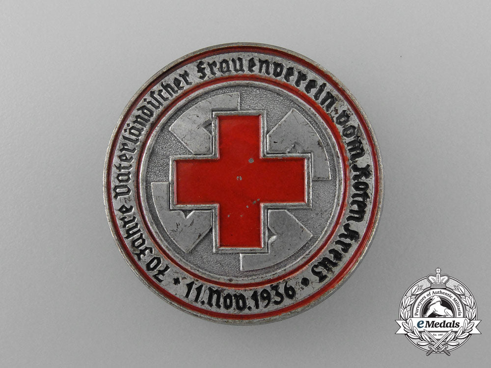 a1936“70_years_of_the_red_cross_fatherland_women’s_association”_badge_d_4663