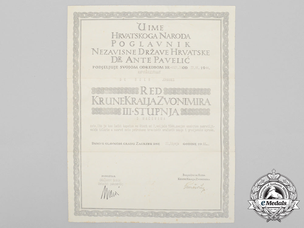 a_croatian_king_zvonimir_award_document_to_a_kriegsmarine_officer_d_4689_2