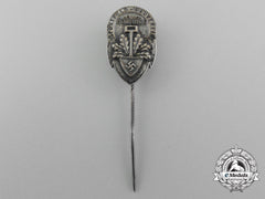 A German Third Reich Period Sportfest - Bauverein Stickpin By E. Schmidhäusler