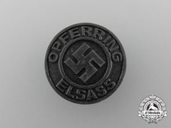 An Alsace Circle Of Sacrifice Party "Opferring Elsass" Membership Badge