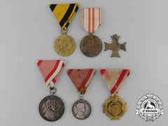 Six Austrian Medal And Awards