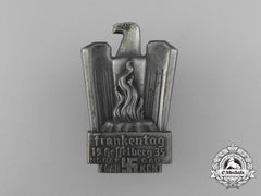 A 1935 Nsdap Frankentag Hesselberg Gau Franken Badge