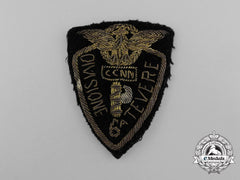 An Italian 6Th Tevere Ccnn "Black Shirts" Division (6° Divisione Tevere) Sleeve Shield