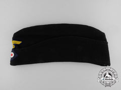 A Kriegsmarine Enlisted Man's/Nco's Overseas Side Cap; French Made
