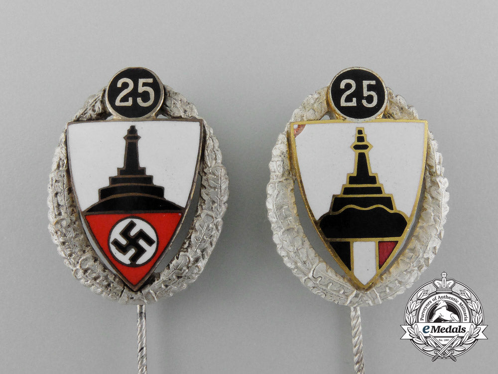 a_lot_of_two25-_year_kyffhäuser_veterans_organization_stick_pins_d_4777_1