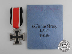 An Iron Cross 2Nd Class 1939 With Packet By Klein & Quenzer
