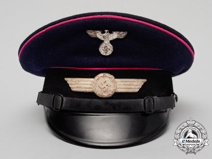 a_rare_mint_luftwaffe_nco’s_civil_fire_brigade_visor_cap_by_carl_halfar_d_4867