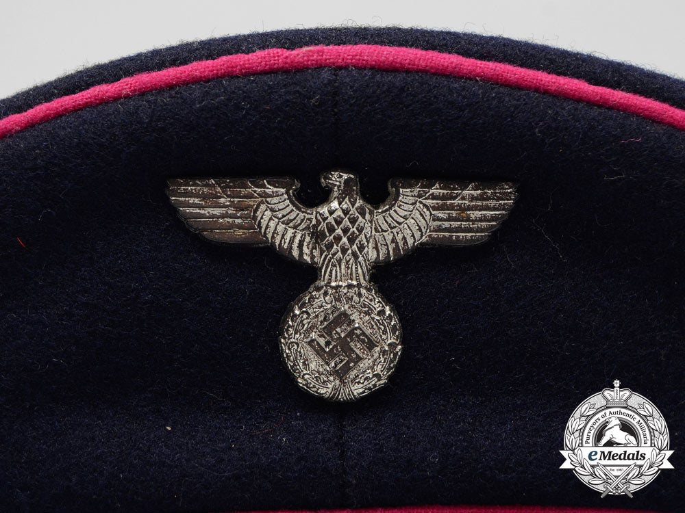 a_rare_mint_luftwaffe_nco’s_civil_fire_brigade_visor_cap_by_carl_halfar_d_4871