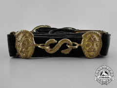 A Second War Russian Naval Dirk Hanger With Belt