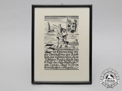 a_framed_mountain_troop_regiment99_military_traditions_document_d_5001_1