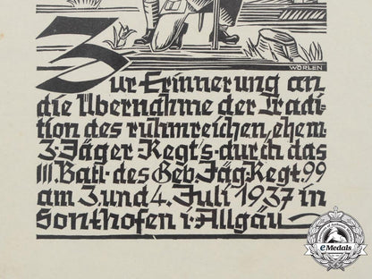a_framed_mountain_troop_regiment99_military_traditions_document_d_5002_1