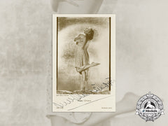 A Wartime Signed Picture Postcard Of Actress Anny Ondra