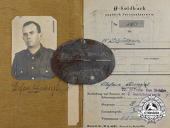An Ss Soldbuch & Id Tag To Hungarian In The 22Nd Ss Volunteer Cavalry Division
