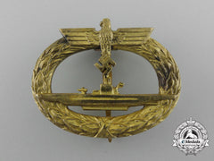 A Kriegsmarine Submarine Badge By Georg Schwerin