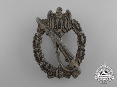 An Early Plated Type Infantry Assault Badge; Unmarked