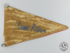 Germany, Hj. An Unusual Hj-Berlin & Ernst Röhm Car Pennant