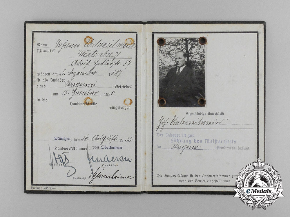an_interesting_id_booklet_of_johann_unterreitmeier;_owner_of_a_wheelwright’s_factory_d_5132_1
