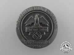 A 1936 Thürigen Farmer’s Collective Day Of Farmers Badge