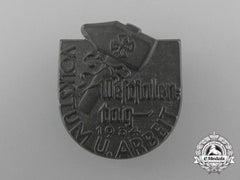 A 1934 District Westfalen “Volk And Labour” Day Badge
