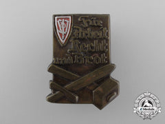 A Sudeten-German “For Labour, Justice And Bread” Badge