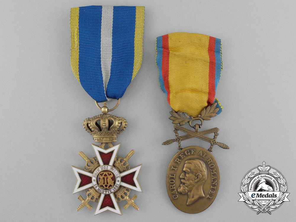 two_romanian_decorations_and_awards_d_5228_1