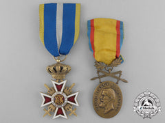 Two Romanian Decorations And Awards