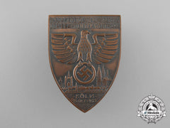 A 1933 Nsdap Cologne Borderland Officials Of Westmark Announcement Badge By W & C Plassmann