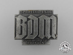 A 1936 Bdm League Of German Girls Sport Day