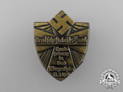 A 1934 Bad-Mergentheim German Labour Front Rally Badge
