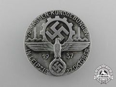 A 1937 75 Massen-Kundgebungen In Leipzig Badge