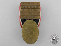 A German Imperial War Veteran Organization "Kyffhauser" Medal With 5 Claps