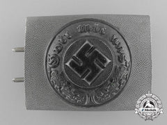 A 1936-1945 German Police Enlisted Man’s Belt Buckle