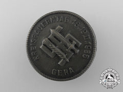 A 1935 Reichsnährstand Gera Region Day Of The Farmers Badge