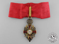 An Austrian Order Of Franz Joseph In Gold; Commander’s Neck Cross By V. Mayer; Circa 1900